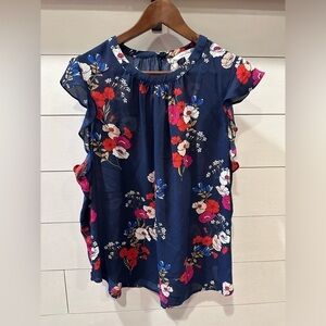 Pop Sugar Floral Blouse- XXL